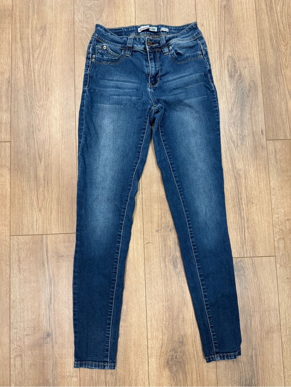YMI Dark Blue Skinny Jeans - Stretch Denim